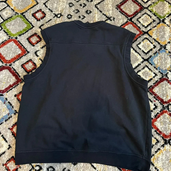 Ping Men's Pullover Sweater Vest Size XL Black Cotton Sleeveless V-Neck GOLF - Picture 4 of 8